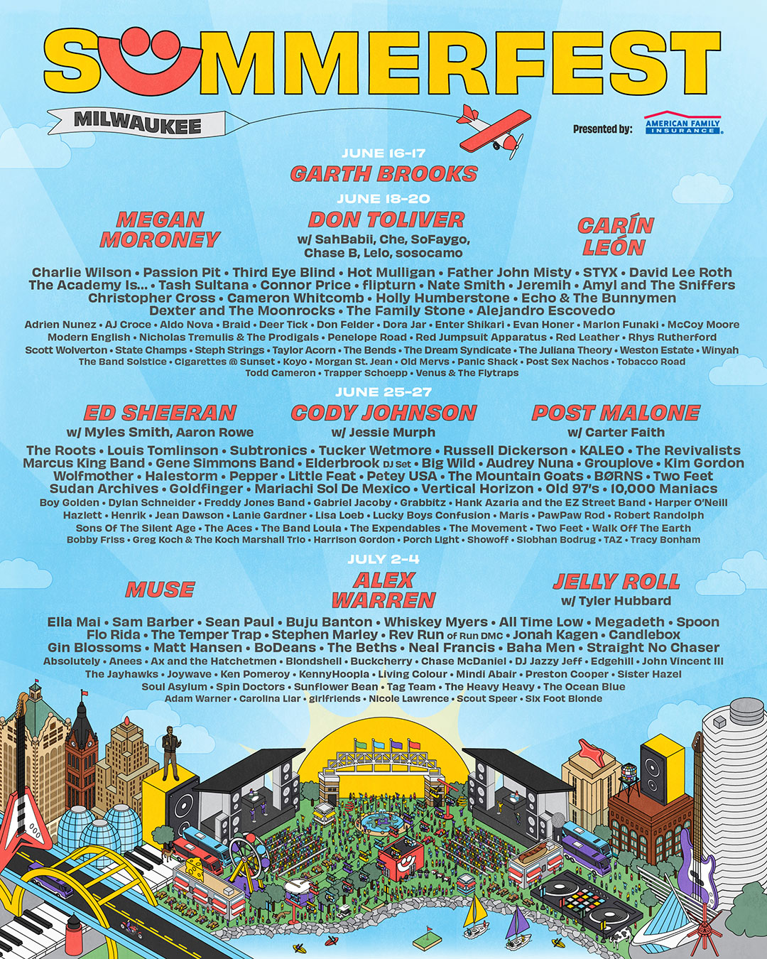 Milwaukee | Summerfest 2026 | Henry Maier Festival Park by Milwaukee World Festival, Inc.