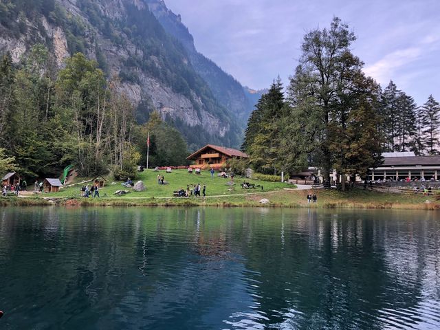 Kandersteg必去的兩個地方， 坐纜車爬山玩滑道