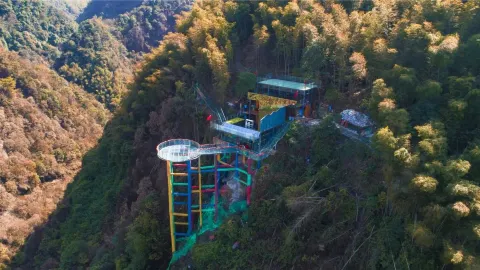 Zhouluo Grand Canyon attraction in Changsha