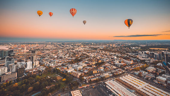 Hot Air Ballooning in Melbourne