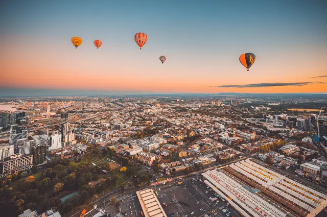 Hot Air Ballooning in Melbourne