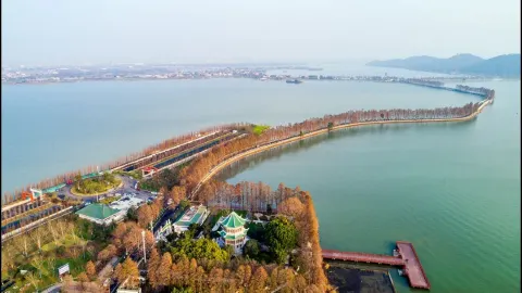 East Lake Scenic Area attraction in Wuhan