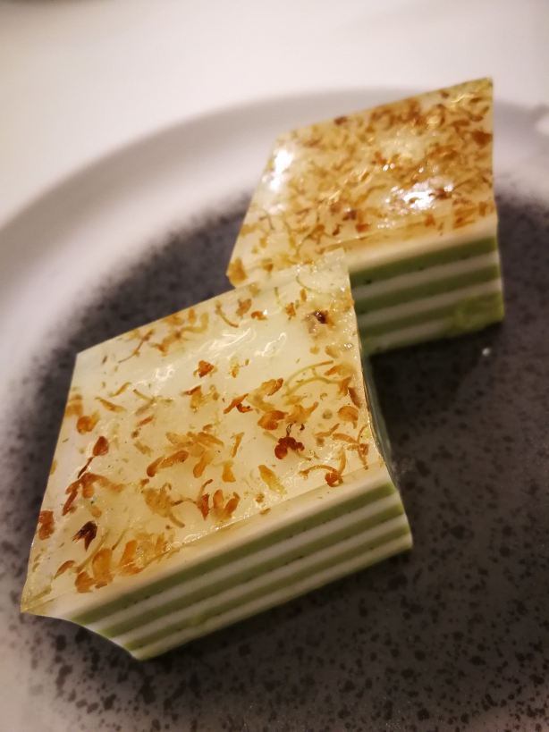 抹茶桂花糕