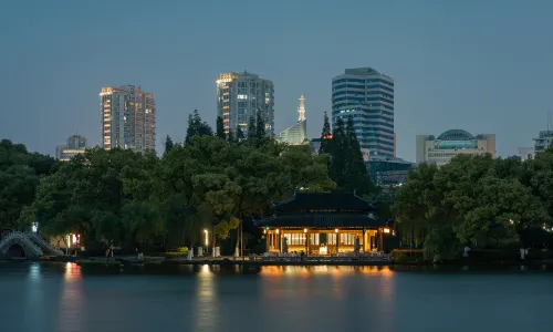 Tianyi Pavilion and Moon Lake Scenic Area