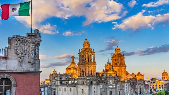 Tour tham quan Thành phố Mexico (Tháp Mastoise, Nhà thờ Thành phố Mexico)