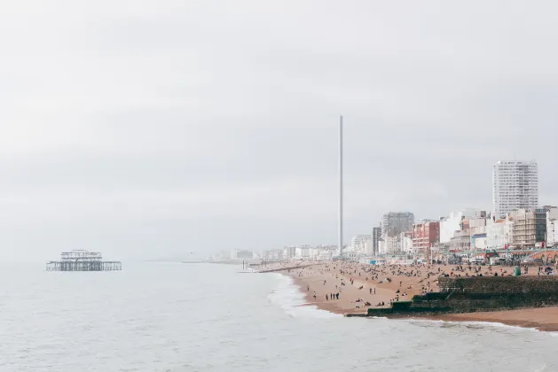 Отели с услугой Номер с балконом в г. Сити оф Брайтон энд Хов