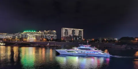 【柳州柳江夜遊(遊船票)】廣西柳州東堤旅遊碼頭/快速出票/多船型可選(非凡1號遊艇/真龍號遊船)