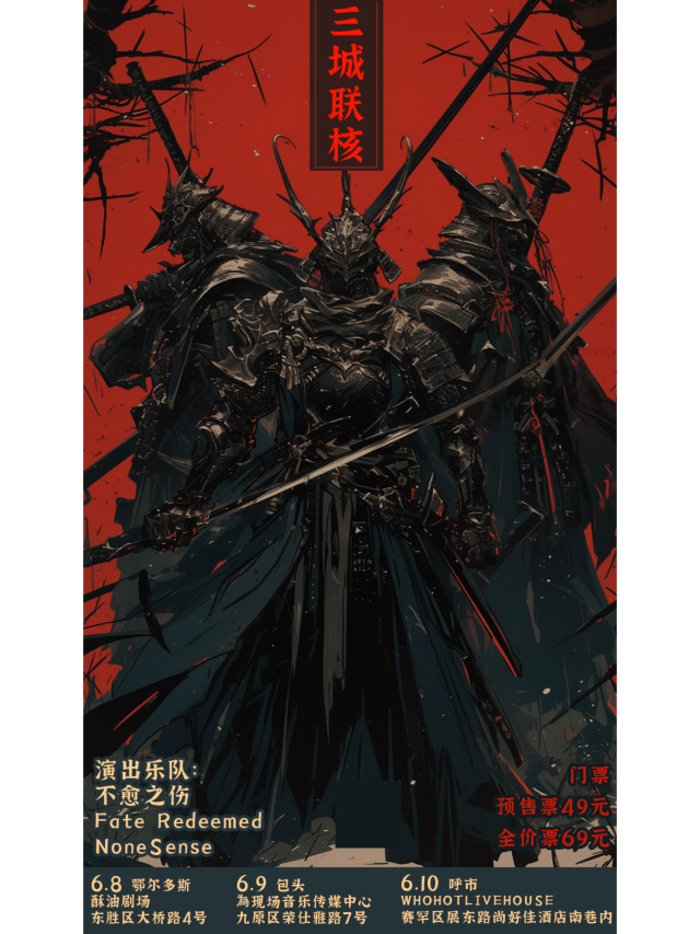 【包頭】三城聯核·呼包鄂重型樂隊巡演 | 為現場音樂傳媒中心