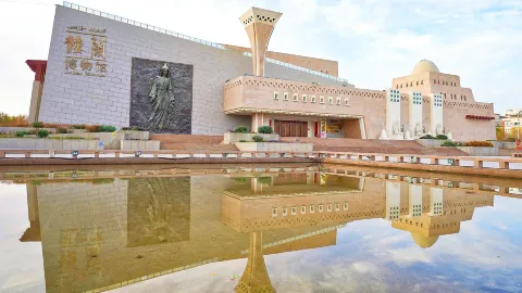 Loulan Museum attraction in Bayingolin Mongol Autonomous Prefecture