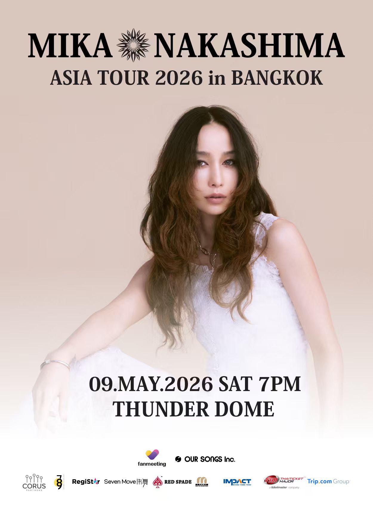 Bangkok | MIKA NAKASHIMA ASIA TOUR 2026 in BANGKOK | Thunder Dome