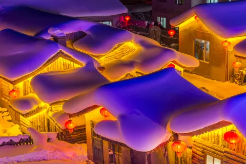 China's Snow Town