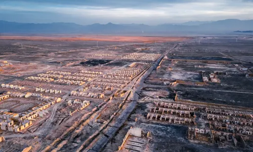 Relics of Lenghu Oil Base