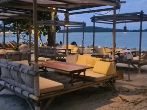 The Tent beachfront restaurant and bar