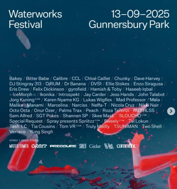 英國倫敦 · Waterworks Festival 2025 | Gunnersbury Park