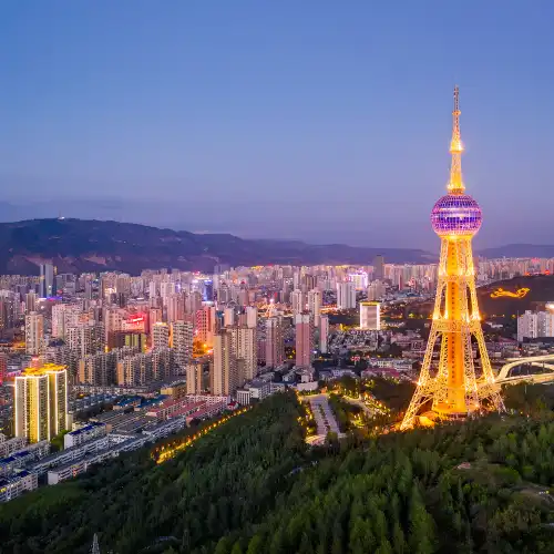 西寧的熱門夜間人氣景點