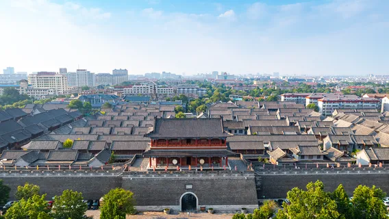 Ancient Town Tourist Area of Qingzhou China