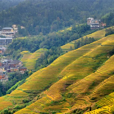 Горячие источники Отели в г. Луншэн