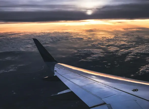 Der Blick aus dem Flugzeug ist immer spannend