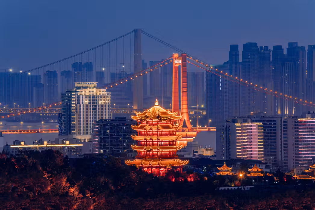 成都⇒武漢 飛行機