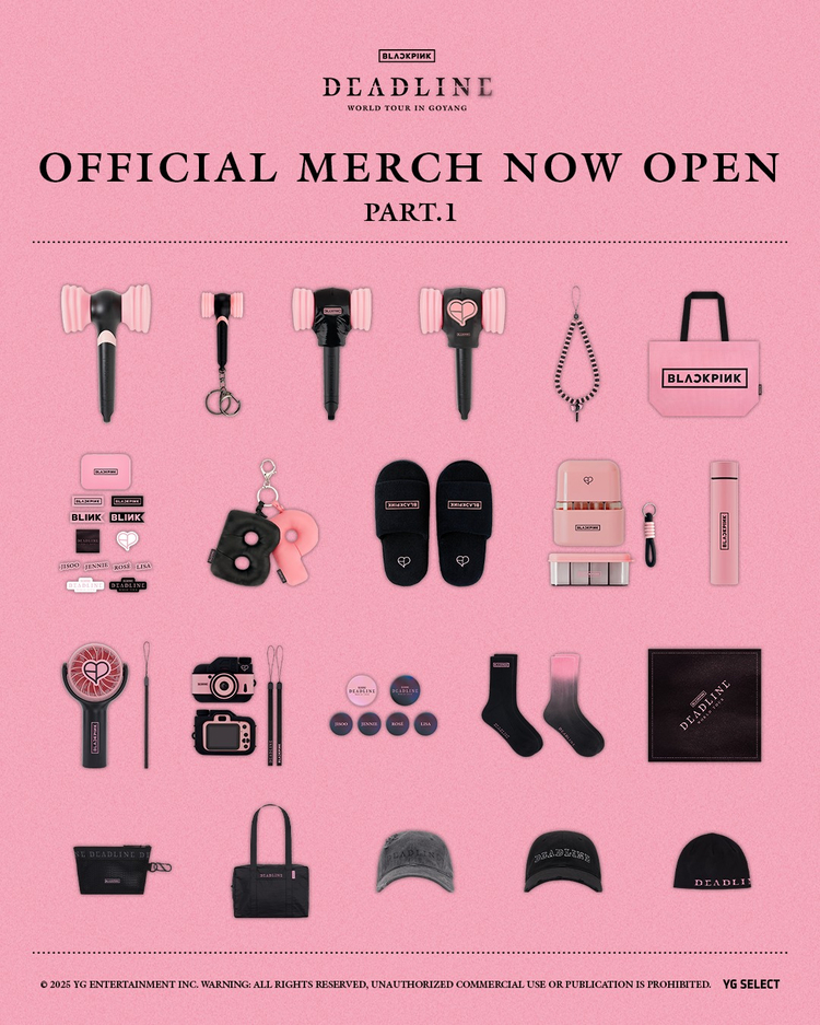 【新品未使用】BLACKPINK DEADLINE WORLD TOUR BLACKPINK] Deadline : World Tour In Goyang : Official Merch