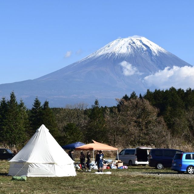 【静岡】富士山の麓でキャンプ！