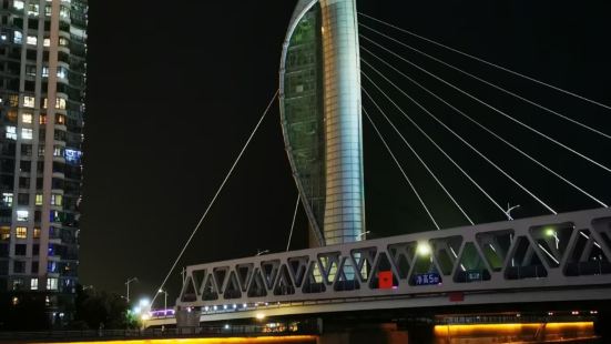 临江桥，也叫鱼形桥。为芜湖市地标建筑物。主桥长173.5米，