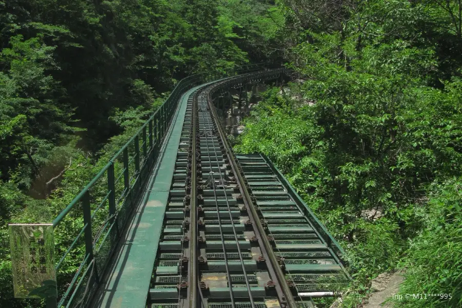 廬山三疊泉峽谷穿越運動溜索