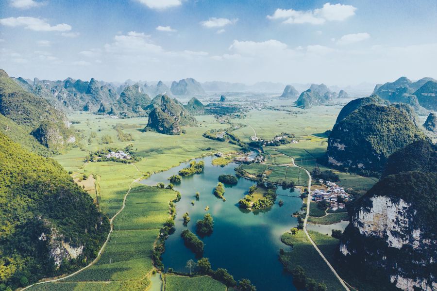 黑水河景區