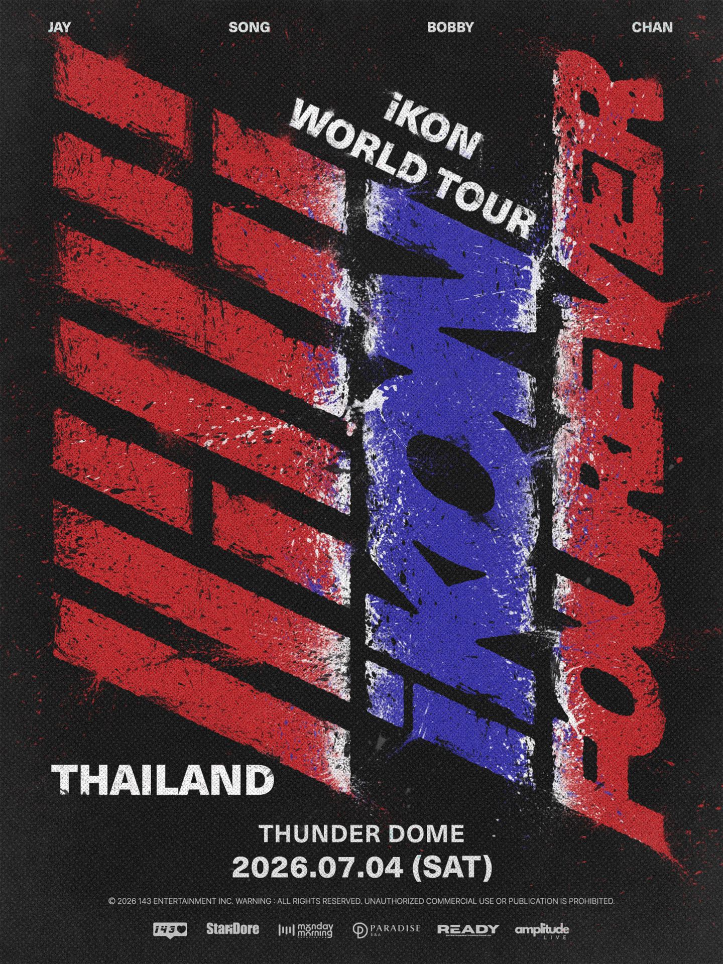 Bangkok | iKON FOUREVER WORLD TOUR IN THAILAND | Thunder Dome