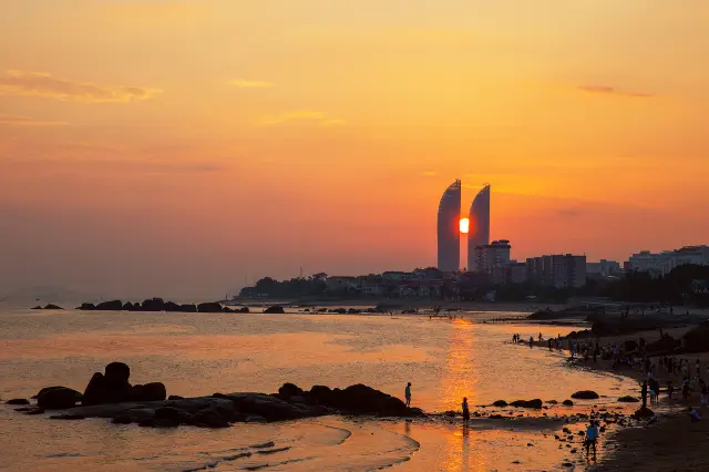 Sunsets in XiaMen