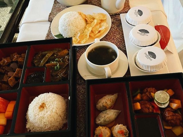 Good bed, good food I’m perfect