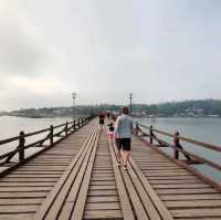สะพานมอญ สะพานไม้ที่ยาวที่สุดในประเทศไทย