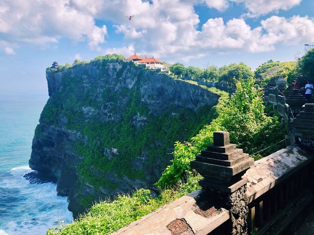 The temple at edge of the cliff
