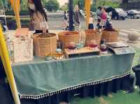 Street market in Fangdian Road