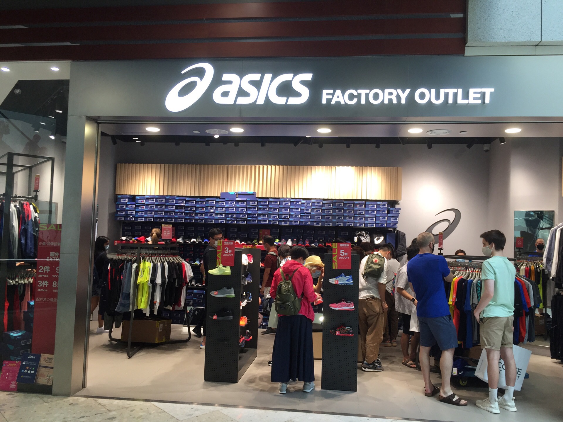 Asics factory store sale