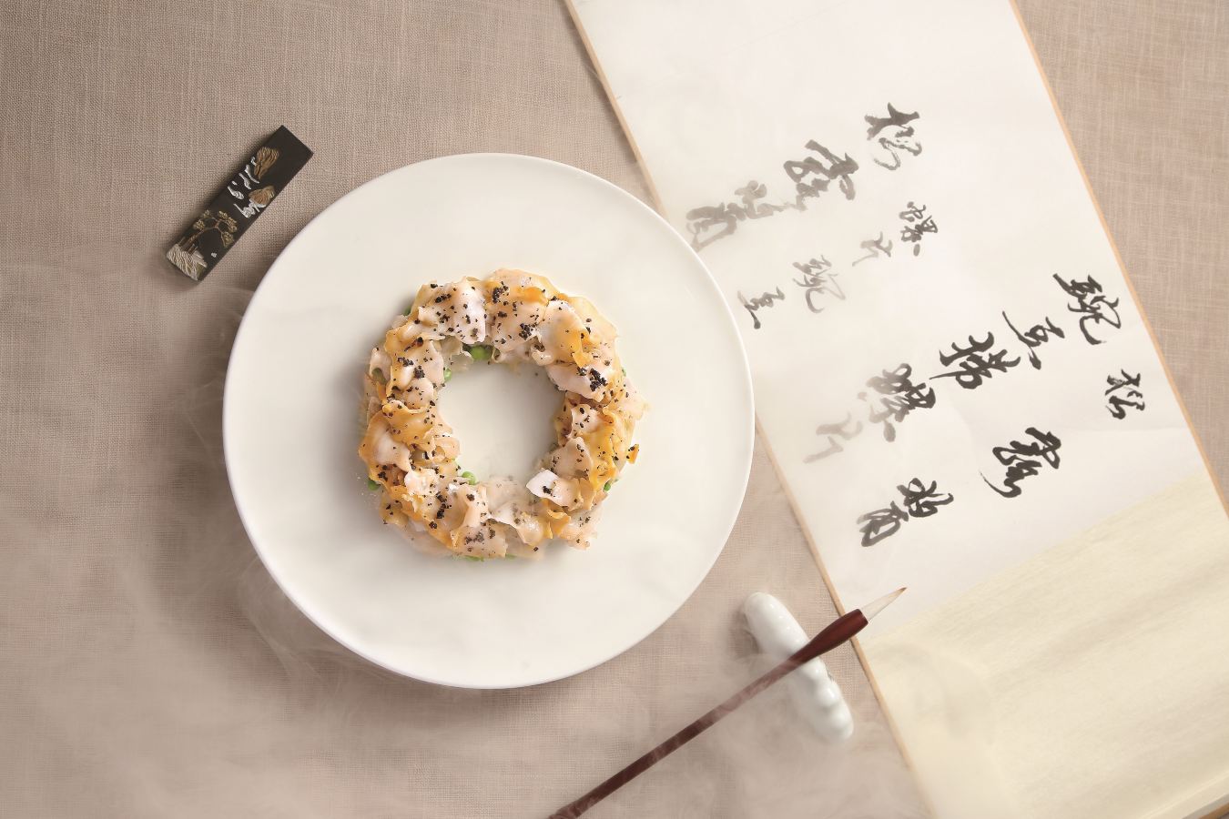 松露酱豌豆捞螺片