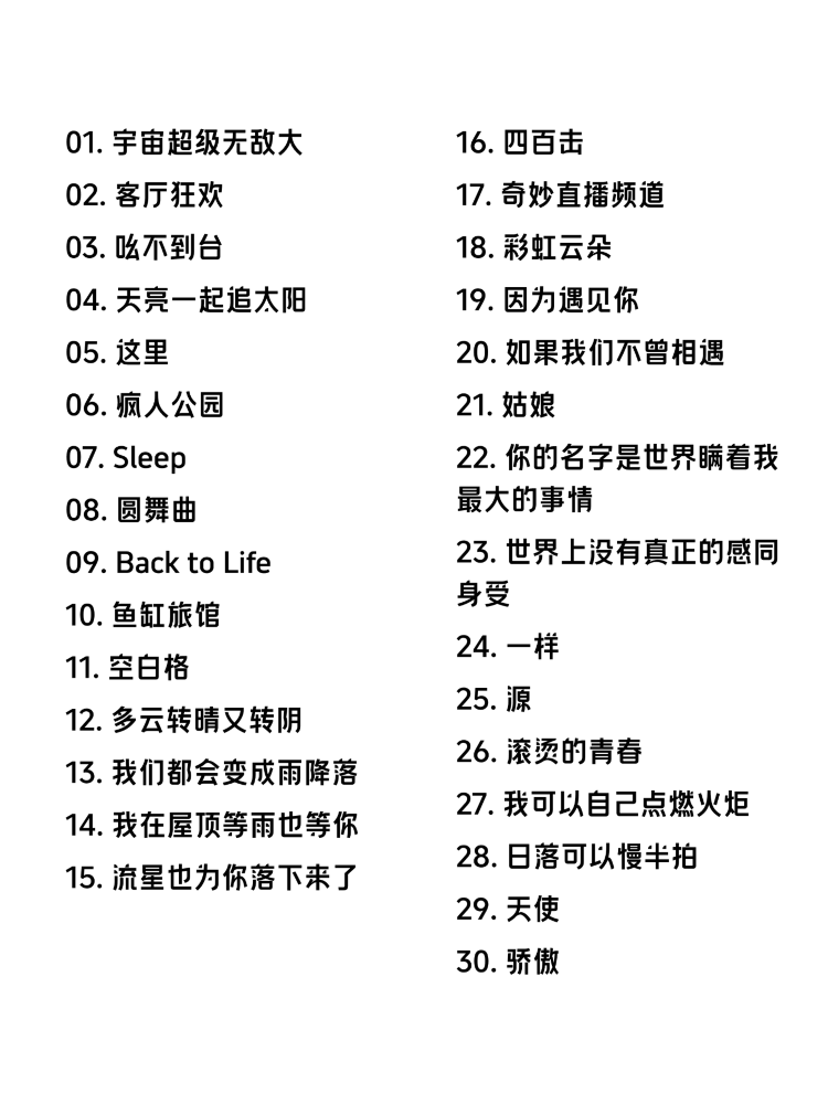 王源重慶演唱會2025 | 歌單參考-廣州站