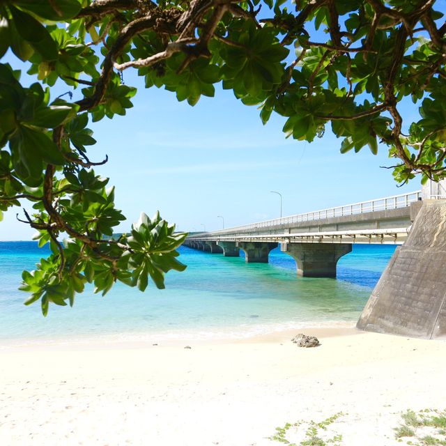 宮古諸島の小さな島"来間島"﻿