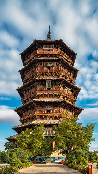 ※懸空寺・永安寺・円覚寺・応県木塔・浄土寺 貸切チャーター ワンデーツアー｜市内ホテル送迎