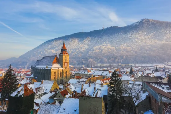 Flights from London to Brasov