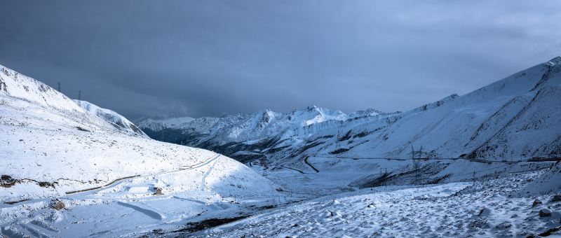 Zheduoshan Snow Visiting Platform