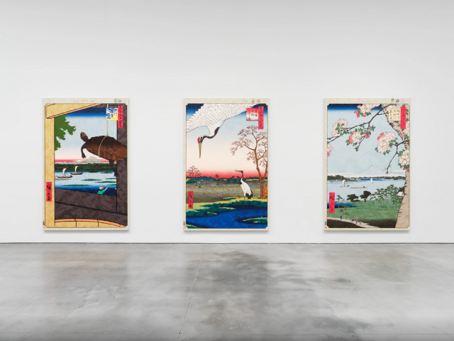 村上隆《JAPONISME → 認知革命：向歌川廣重學習》展覽 | Gagosian