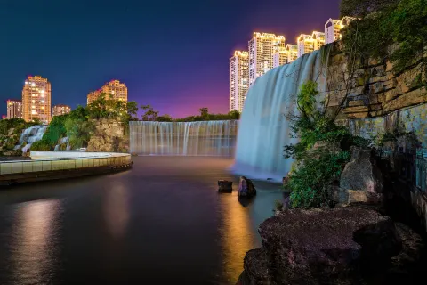 The Waterfall Park of Kunming