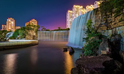 The Waterfall Park of Kunming