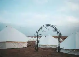中衞騰格裏沙漠漠貝星空露營國際大本營