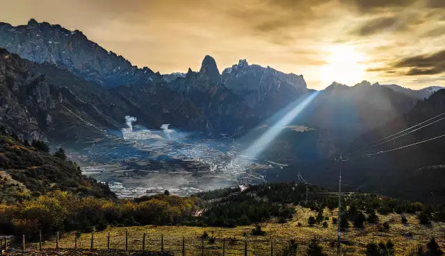 Sunrises in Gannan