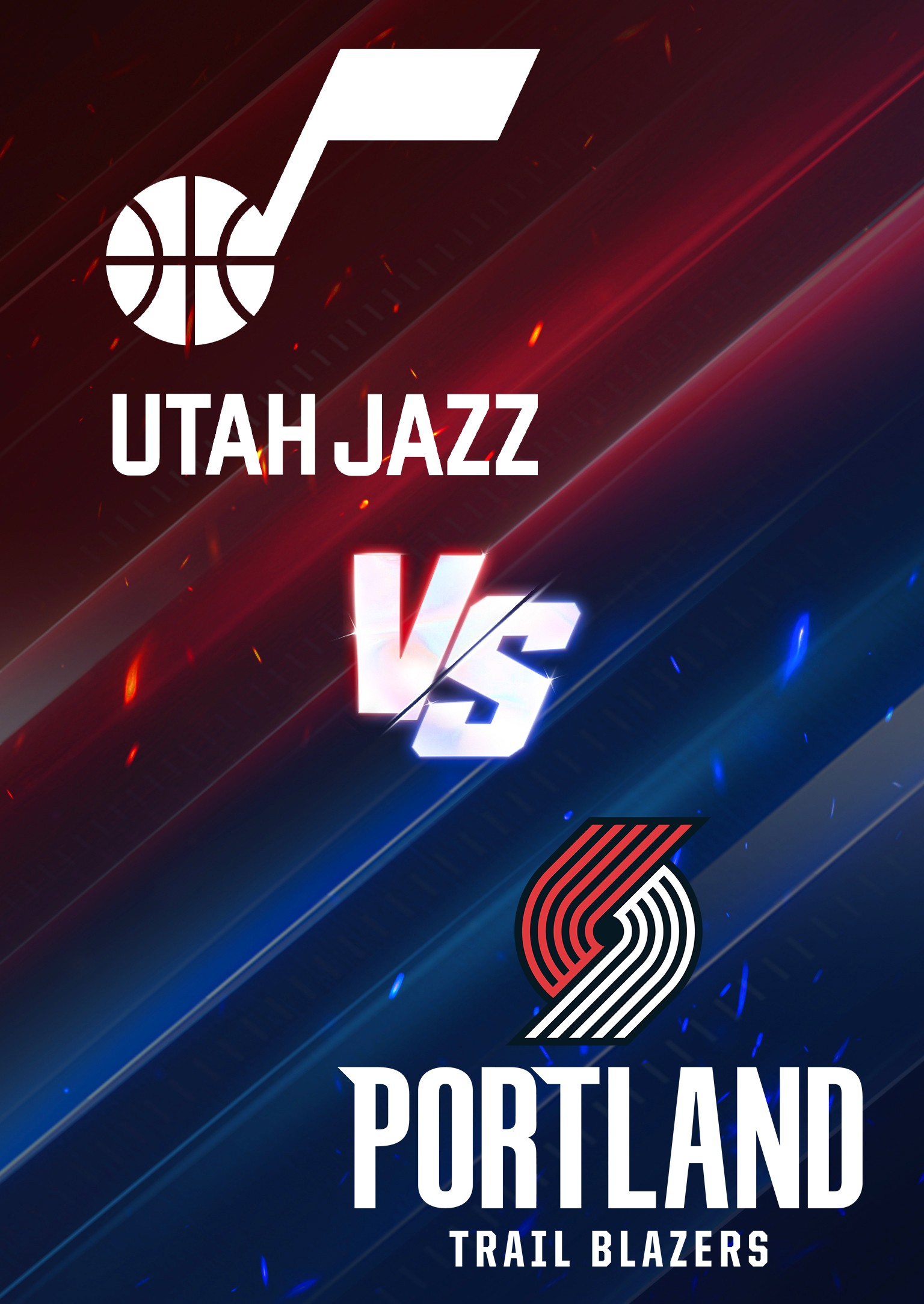 Portland Trail Blazers at Utah Jazz | Delta Center