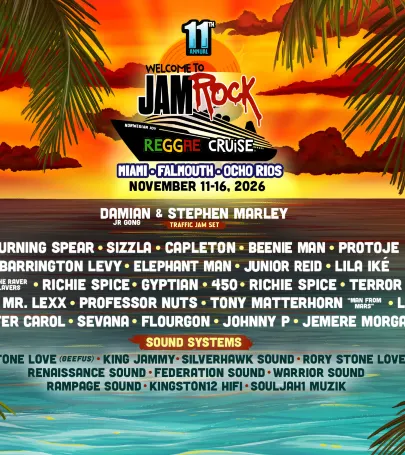 Jamrock Reggae Cruise 2026 event in Marathon