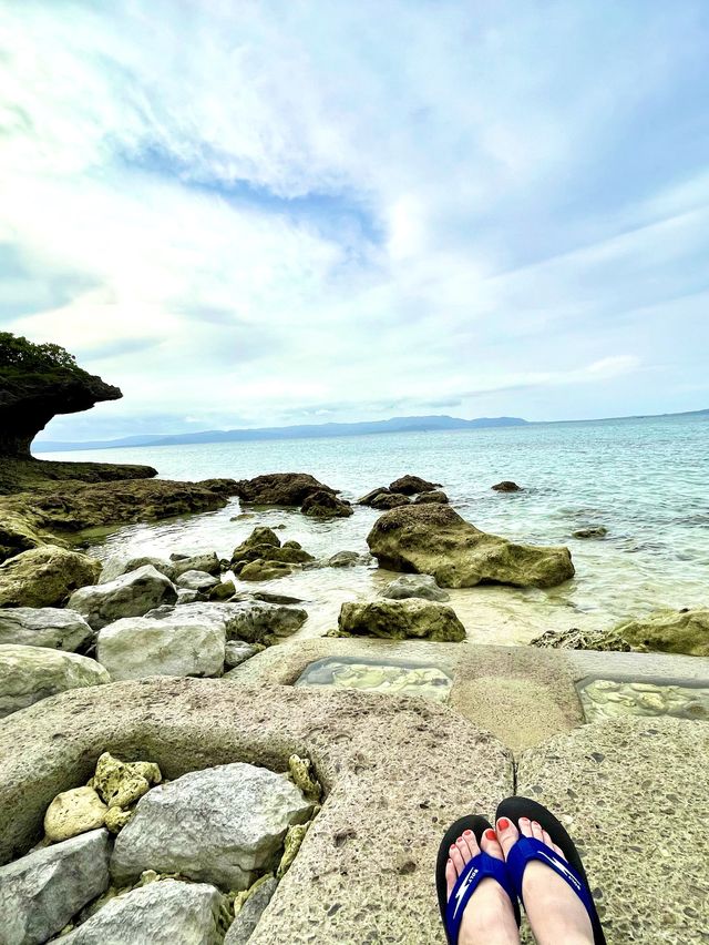 黒島　西の浜で潮風に癒される