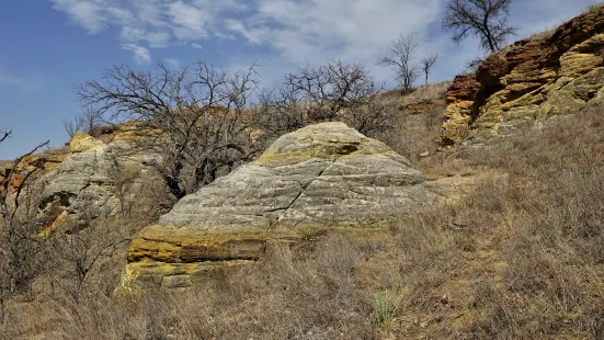 Rock Painting of General Cliff